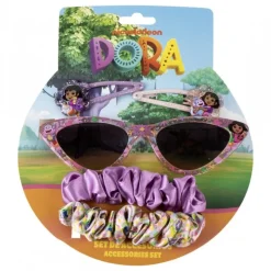 Best Set de Belleza Gafas de Sol Dora la Exploradora Disney Para Niñas|Accesorios Para El Pelo, Gafas De Sol Y Kits De Belleza Infantiles