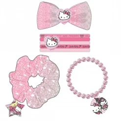 Cerdá Kids Disney Para Niñas|Accesorios Para El Pelo, Gafas De Sol Y Kits De Belleza Infantiles ^Set de Belleza Hello Kitty con Bolsito Rosa