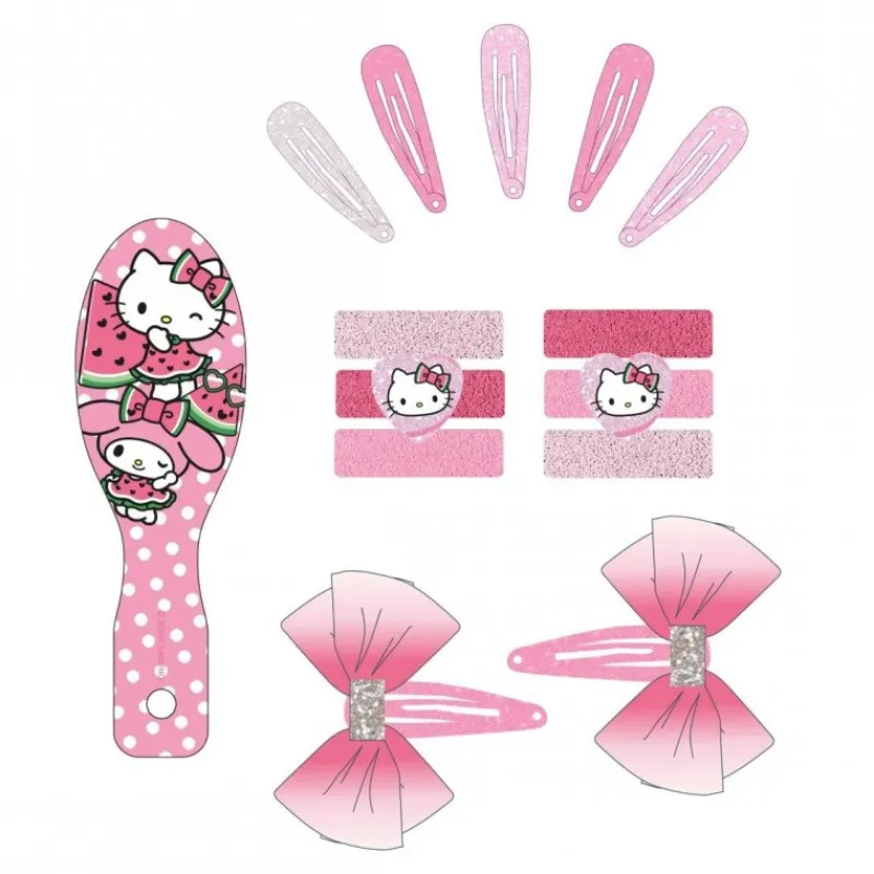 Cerdá Kids Accesorios Para El Pelo, Gafas De Sol Y Kits De Belleza Infantiles ^Set de Belleza Hello Kitty en Color Rosa