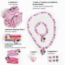 Cerdá Kids Disney Para Niñas|Accesorios Para El Pelo, Gafas De Sol Y Kits De Belleza Infantiles ^Set de Belleza Minnie: Accesorios Encantadores para Pequeñas Estrellas