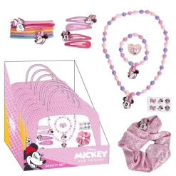 Cerdá Kids Disney Para Niñas|Accesorios Para El Pelo, Gafas De Sol Y Kits De Belleza Infantiles ^Set de Belleza Minnie: Accesorios Encantadores para Pequeñas Estrellas