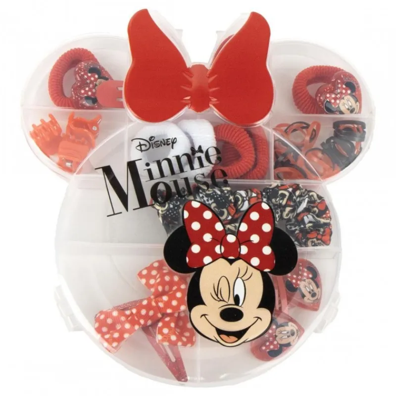 Best Set de Belleza Minnie Mouse 20 Piezas Multicomposition Disney Para Niñas|Accesorios Para El Pelo, Gafas De Sol Y Kits De Belleza Infantiles