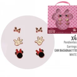 Cerdá Kids Disney Para Niñas|Accesorios Para El Pelo, Gafas De Sol Y Kits De Belleza Infantiles ^Set de Bisutería Minnie Mouse Multicomposición