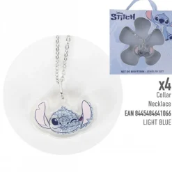 Best Set de Bisutería Stitch Disney - Collar y Pendientes Películas Y Personajes De Disney ·Lilo Y Stitch