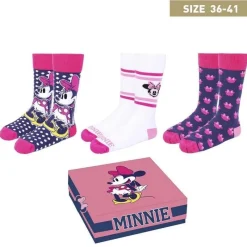 Set de calcetines Disney Minnie Mouse Talla 36-41 Películas Y Personajes De Disney ·Mickey & Minnie|Ropa Disney