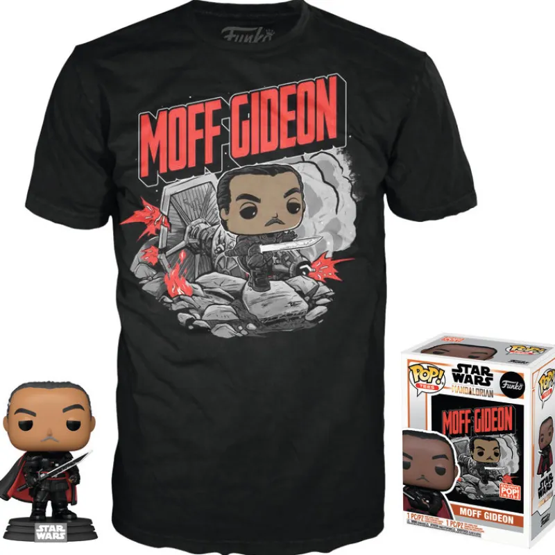 Online Set de Camiseta y Pop! Moff Gideon The Mandalorian The Mandalorian|Funko Pop Star Wars