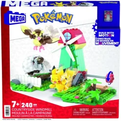 Set de Construcción Pokémon con Molino y Motion Brick Juguetes, Figuras Y Más Regalos Para Peques|Pikachu