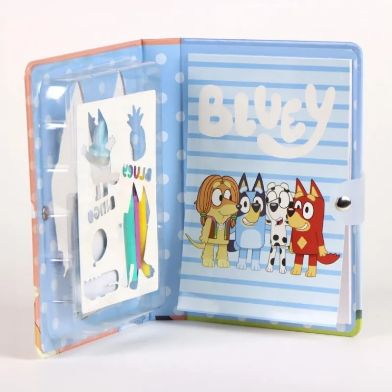 Hot Set de Cuadernos Bluey Multicolor con Accesorios Infantiles Para El Cole