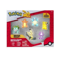 Sale Set de Figuras Pokémon Kanto de 6 Piezas por Eevee|Pikachu