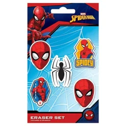 Pyramid International Superhéroes Marvel^Set De Gomas De Borrar Spiderman