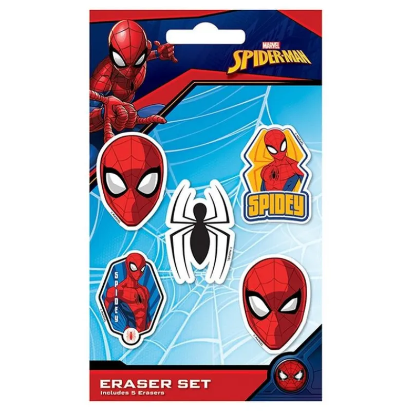 Pyramid International Superhéroes Marvel^Set De Gomas De Borrar Spiderman