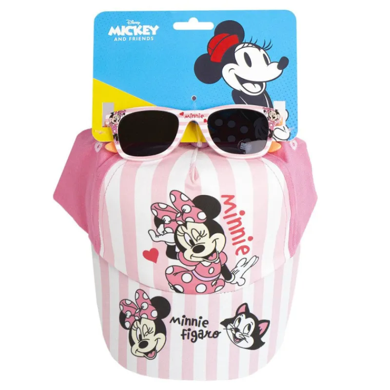 Niños Cerdá Kids Disney Para Niñas|Ropa Y Téxtil: Cosas Que Ponerse Para Niños ^Set de Gorra y Gafas de Sol de Minnie