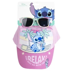 Niños Cerdá Kids Ropa Y Téxtil: Cosas Que Ponerse Para Niños |Stitch Kids^Set de Gorra y Gafas de Sol de Stitch - Color Rosa - 53 CM