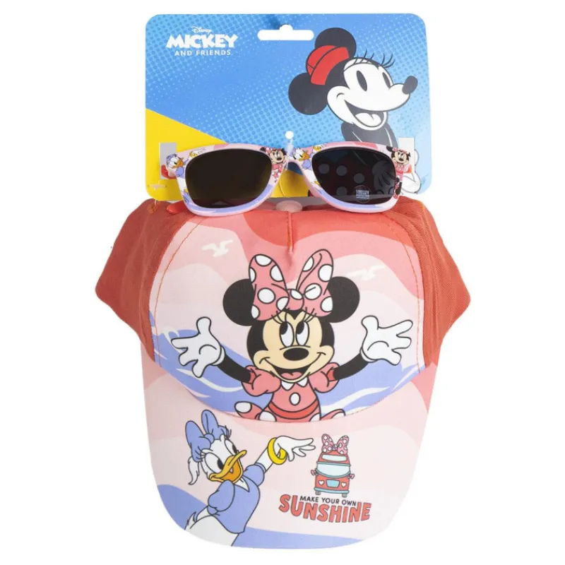 Niños Cerdá Kids Disney Para Niñas|Ropa Y Téxtil: Cosas Que Ponerse Para Niños ^Set de Gorra y Gafas de Sol Minnie