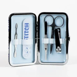 Cerdá Adult Películas Y Personajes De Disney ·Lilo Y Stitch|Cosmética Disney^Set de Manicura Stitch Cuidado Personal Azul