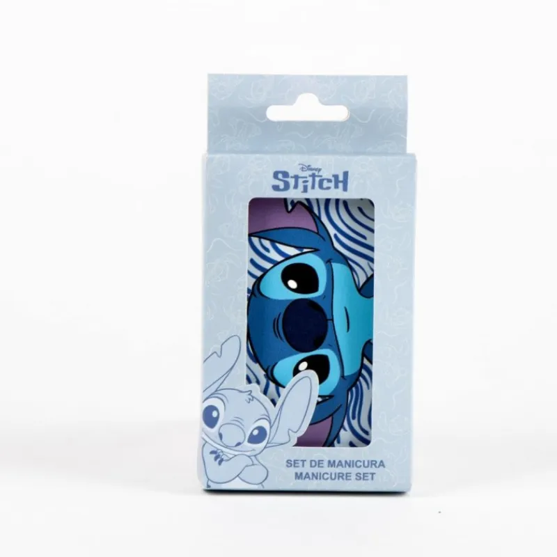Cerdá Adult Películas Y Personajes De Disney ·Lilo Y Stitch|Cosmética Disney^Set de Manicura Stitch Cuidado Personal Azul