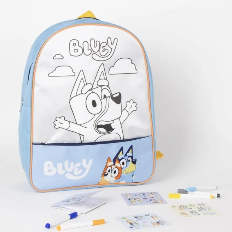 Clearance Set de Manualidades DIY Mochila Bluey 100% Poliéster Juguetes, Figuras Y Más Regalos Para Peques|Tiempo Libre Kids