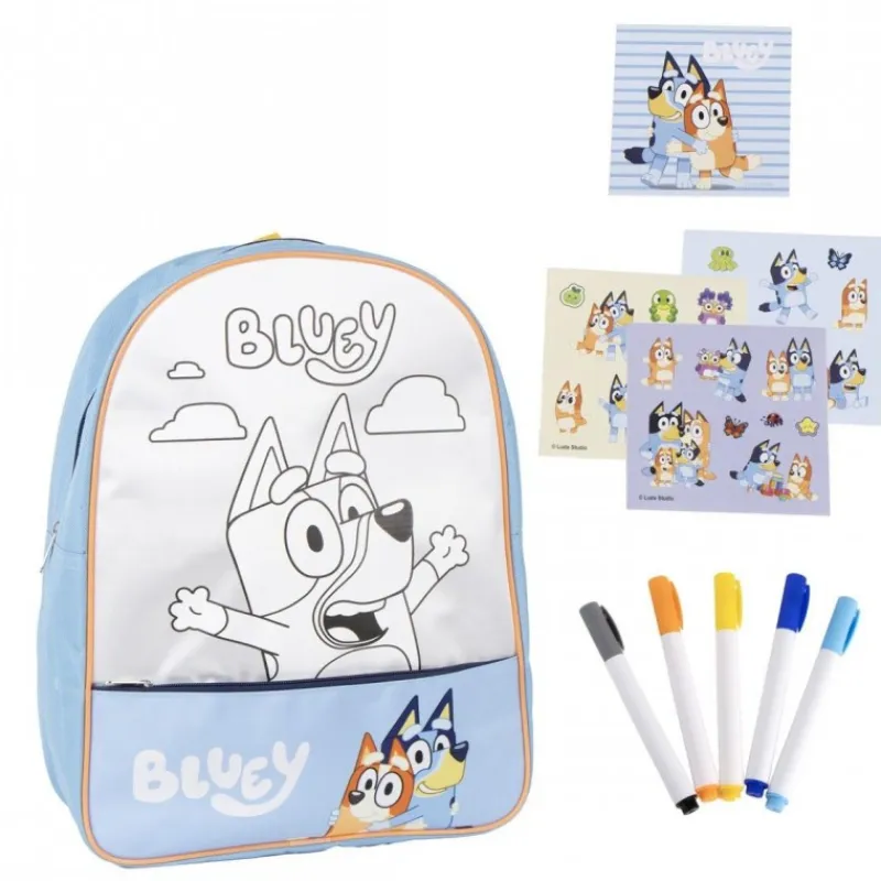 Clearance Set de Manualidades DIY Mochila Bluey 100% Poliéster Juguetes, Figuras Y Más Regalos Para Peques|Tiempo Libre Kids