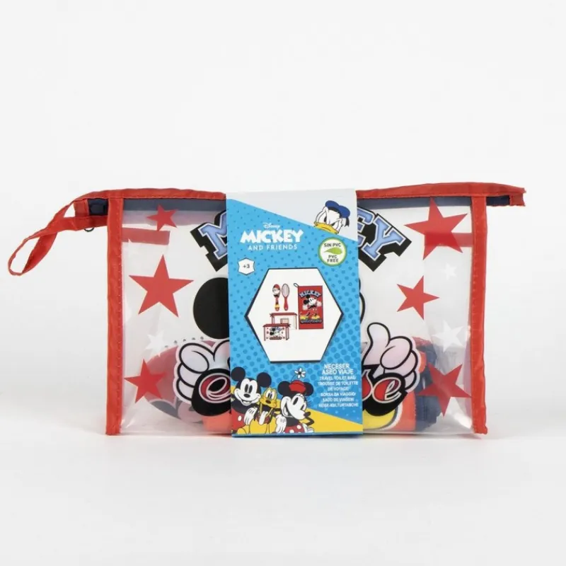 Niños Cerdá Kids Disney Para Niños|Accesorios Para El Pelo, Gafas De Sol Y Kits De Belleza Infantiles ^Set de Neceser de Aseo de Viaje Mickey Mouse - Ideal para Niños