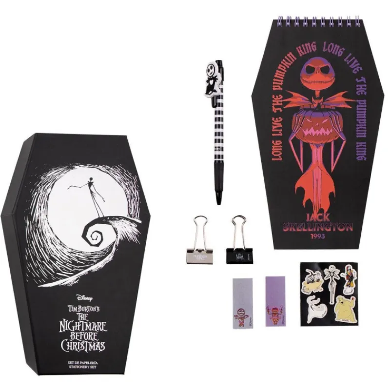 Sale Set de papelería ataúd Jack Skellington Pesadilla Antes De Navidad