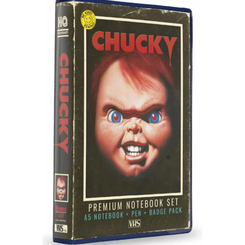 Sale Set de Papelería Chucky VHS Chucky Muñeco Diabólico