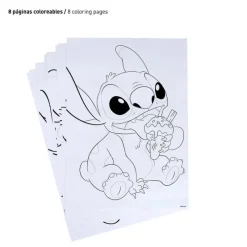 Cerdá Kids Para El Cole|Stitch Kids^Set de Papelería Coloreable Stitch