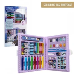 Cerdá Kids Disney Para Niñas|Para El Cole^Set de Papelería Coloreable Frozen - 52 Piezas