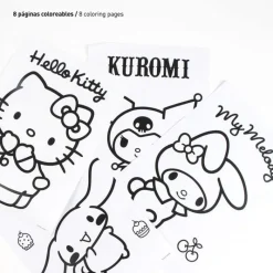 Cerdá Kids Para El Cole^Set de Papelería Coloreable Hello Kitty para Niños