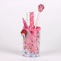 Cerdá Kids Disney Para Niñas|Para El Cole^Set de papelería con portalápices de Minnie Mouse multicolor