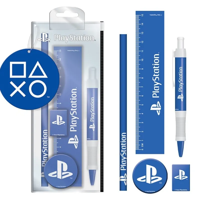 Pyramid International Para El Cole^Set de Papelería Escolar Playstation Oficial