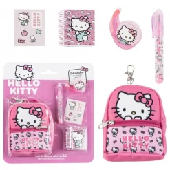 Cerdá Kids Para El Cole^Set de Papelería Hello Kitty con Minimochila Multicolor
