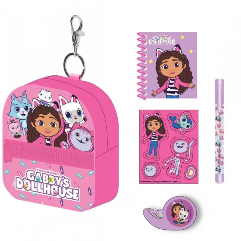 Sale Set de Papelería Minimochila Gabby’s Dollhouse Multicolor Para El Cole