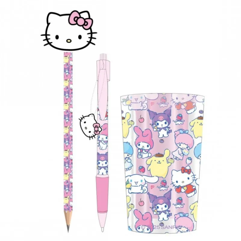 Cerdá Kids Para El Cole^Set de Papelería Portalápices Hello Kitty Multicolor
