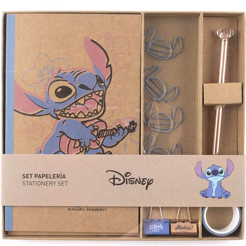 Cerdá Adult Papelería Disney|Más Regalos De Disney^Set de Papelería Stitch Ukelele