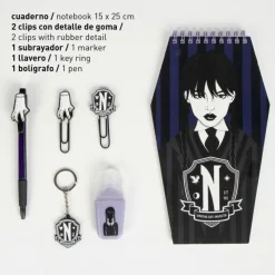 Best Set de Papelería Wednesday: Un Toque Único y Misterioso Miércoles Addams