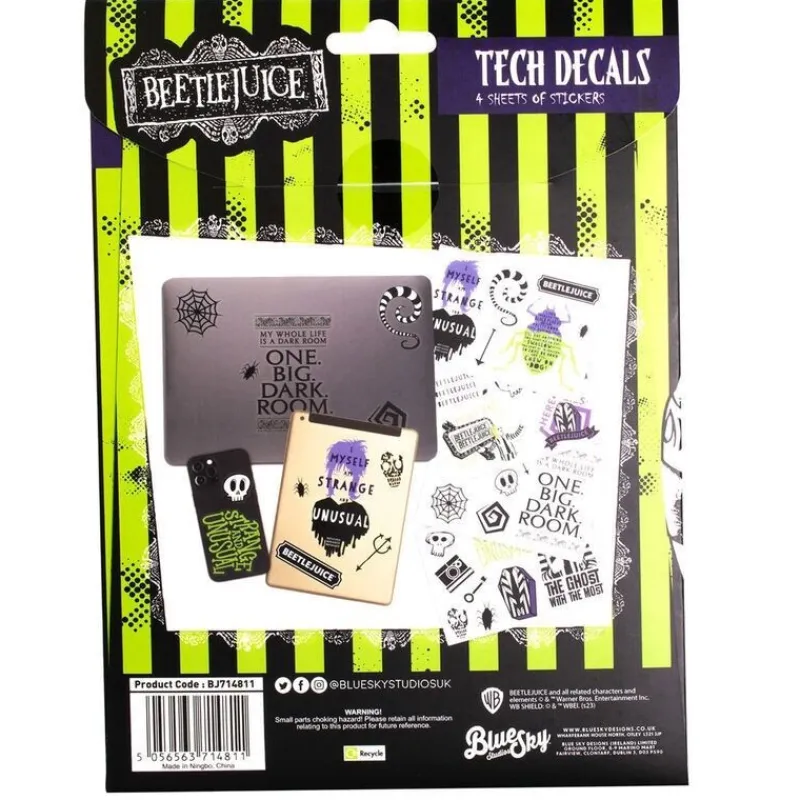 Otros Fabricantes Beetlejuice^Set de Pegatinas para Dispositivos Beetlejuice