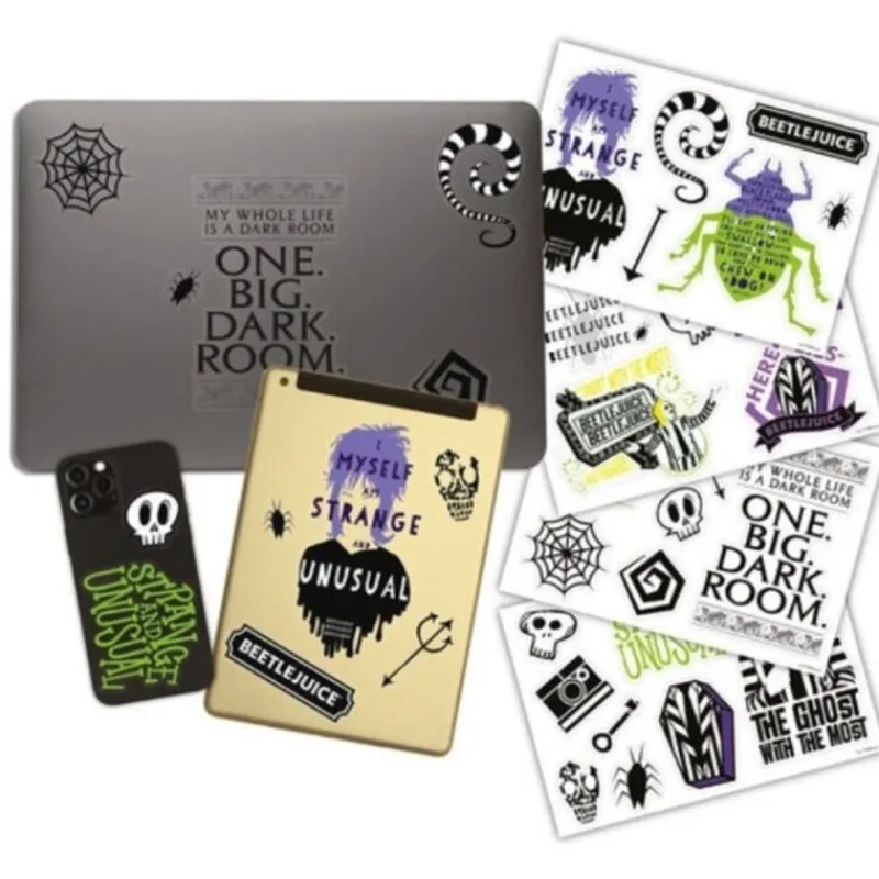 Otros Fabricantes Beetlejuice^Set de Pegatinas para Dispositivos Beetlejuice