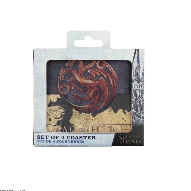 Clearance Set de posavasos Casas de Poniente Juego de Tronos Juego De Tronos Y La Casa Del Dragón