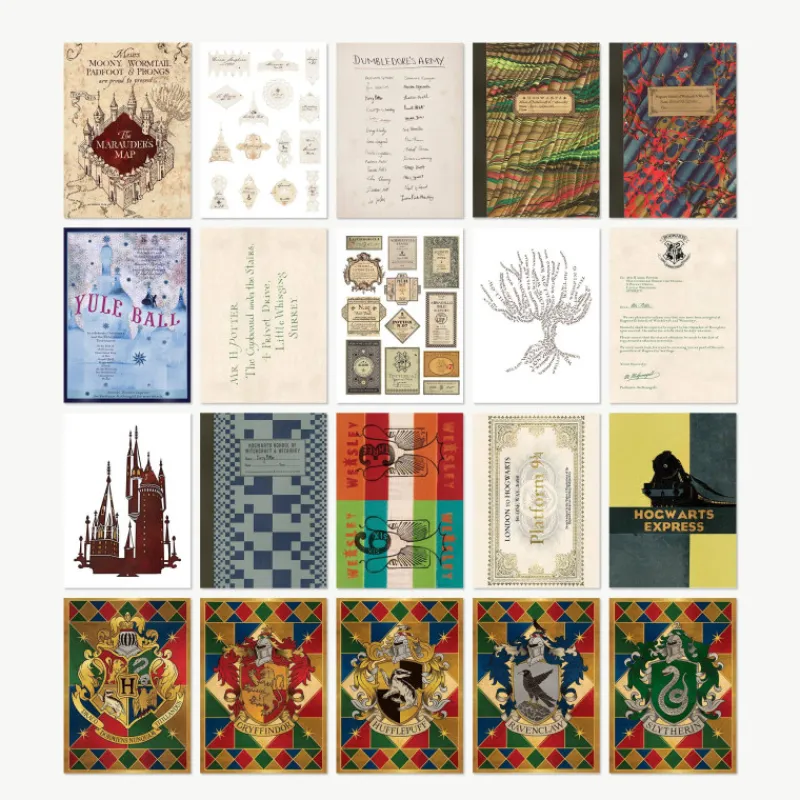 Set de postales Hogwarts Harry Potter Harry Potter Hogar