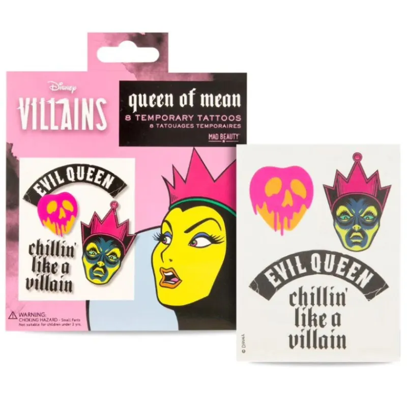 Outlet Set de Tatuajes Temporales Reina Mala Blancanieves Disney Niños Disney Para Niños|Juegos, Peluches Y Chuches