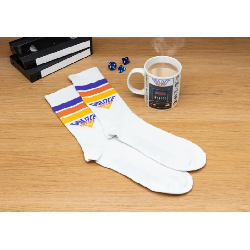 Paladone Products Stranger Things^Set de Taza y Calcetines Stranger Things Palace Arcade