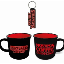Pyramid International Stranger Things^Set de Taza y Llavero Stranger Things Logo