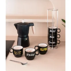 Discount Set de Tazas Apilables Friends Frases Friends