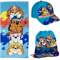 Niños Cerdá Kids Ropa Y Téxtil: Cosas Que Ponerse Para Niños ^Set de Toalla, Gorra y Saquito Paw Patrol Azul