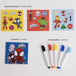 Best Set DIY Mochila Spidey Manualidades 100% Polyester - Roja Niños Marvel Y Dc Para Niños|Tiempo Libre Kids
