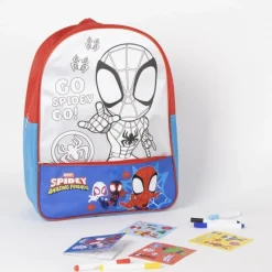 Best Set DIY Mochila Spidey Manualidades 100% Polyester - Roja Niños Marvel Y Dc Para Niños|Tiempo Libre Kids
