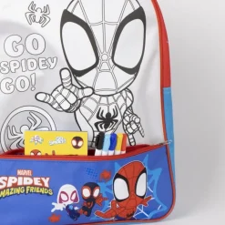 Best Set DIY Mochila Spidey Manualidades 100% Polyester - Roja Niños Marvel Y Dc Para Niños|Tiempo Libre Kids