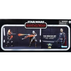 Hasbro The Mandalorian|Replicas Y Coleccionismo Star Wars ^Set Figuras El Rescate Star Wars The Mandalorian