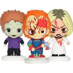 Best Set Figuras Pokis Familia Chucky 7 cm de Chucky Muñeco Diabólico|Coleccionismo De Miedo Y Terror