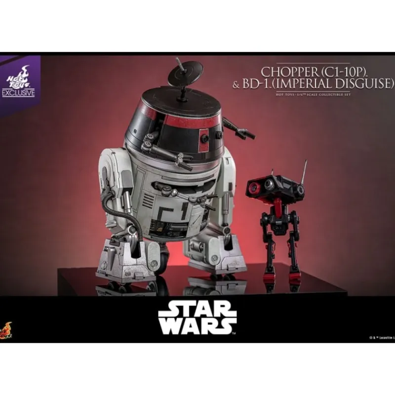 New Set Figuras Star Wars Chopper y BD-1 (Disfraz Imperial) 18 cm y 8 cm Regalos Star Wars Por Personaje |Replicas Y Coleccionismo Star Wars